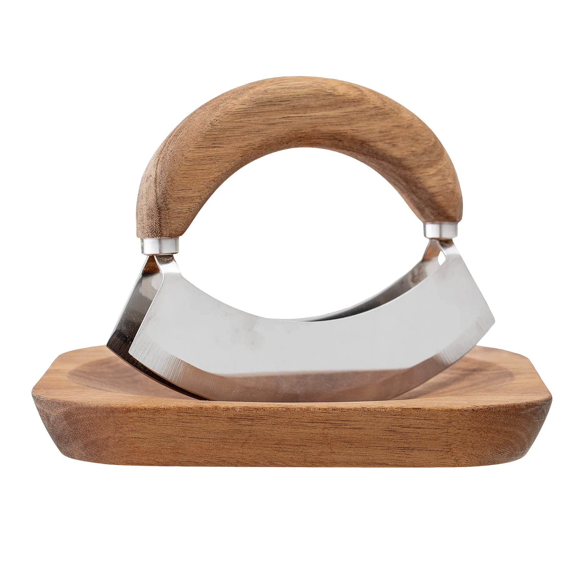 Bloomingville Kräuterwiege Mit Schneidebrett 3 Bloomingville Kräuterwiege Mit Schneidebrett