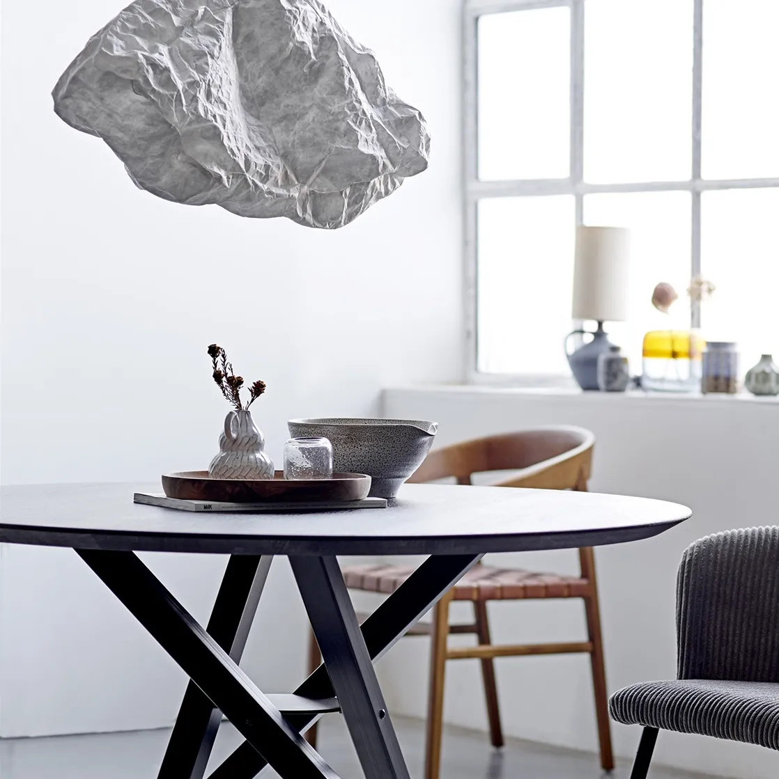 Bloomingville Thea Servierschale Steingut Ø 24,5cm 5 Bloomingville Thea Servierschale Steingut Ø 24,5cm – Bild 3