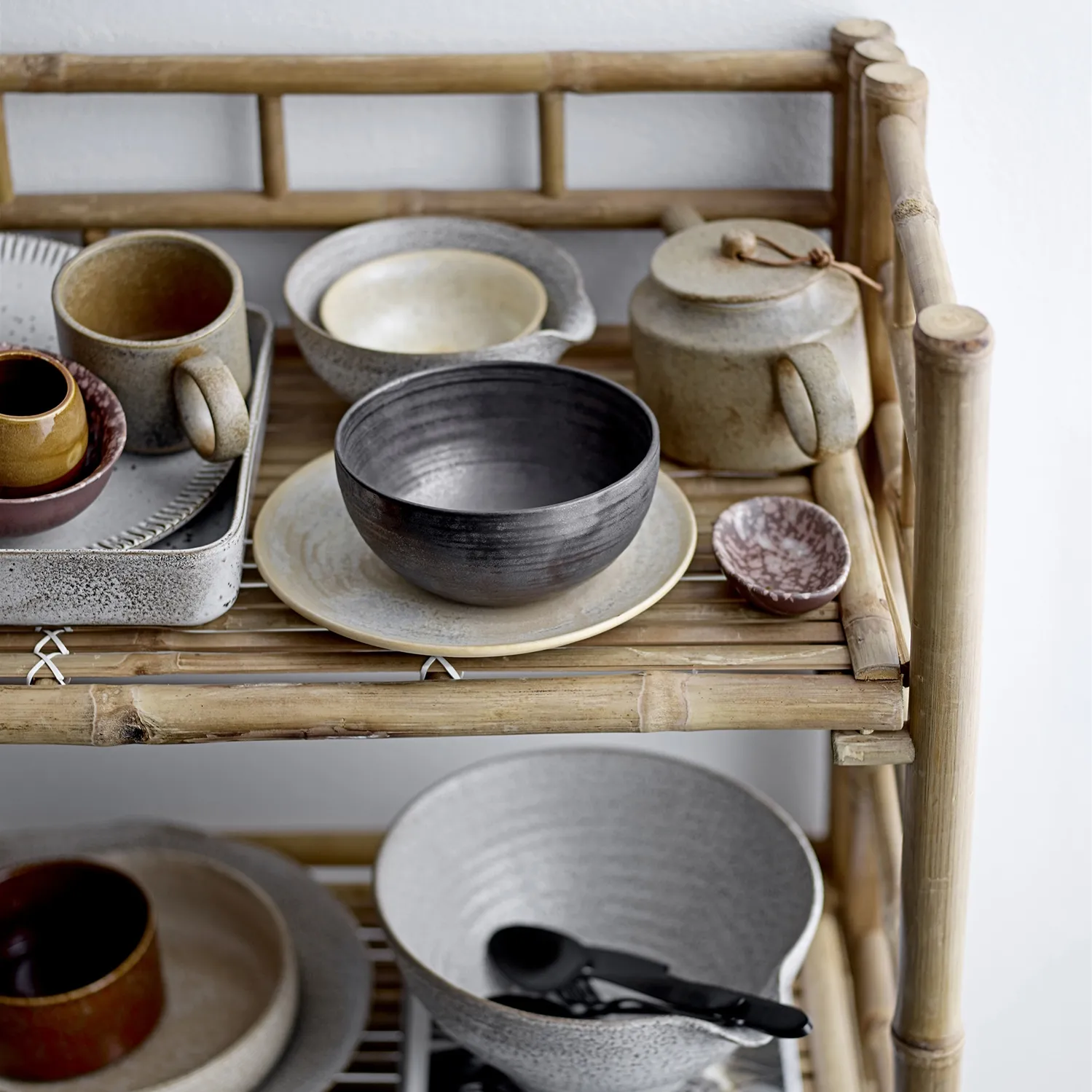 Bloomingville Thea Tapasset Steingut 4 Teile 4 Bloomingville Thea Tapasset Steingut 4 Teile – Bild 2