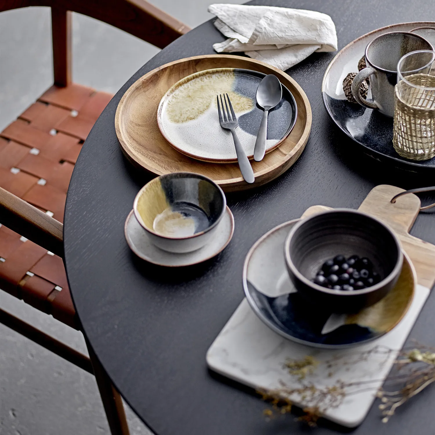 Bloomingville Schneidebrett Marmor-Mangoholz 5 Bloomingville Schneidebrett Marmor-Mangoholz – Bild 3