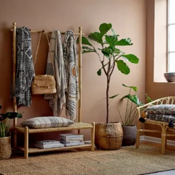 Bloomingville Wolldecke Recycelte Baumwolle 130 X 160cm 7 Bloomingville Wolldecke Recycelte Baumwolle 130 X 160cm -Bloomingville 45518 01 03 b0100696cb