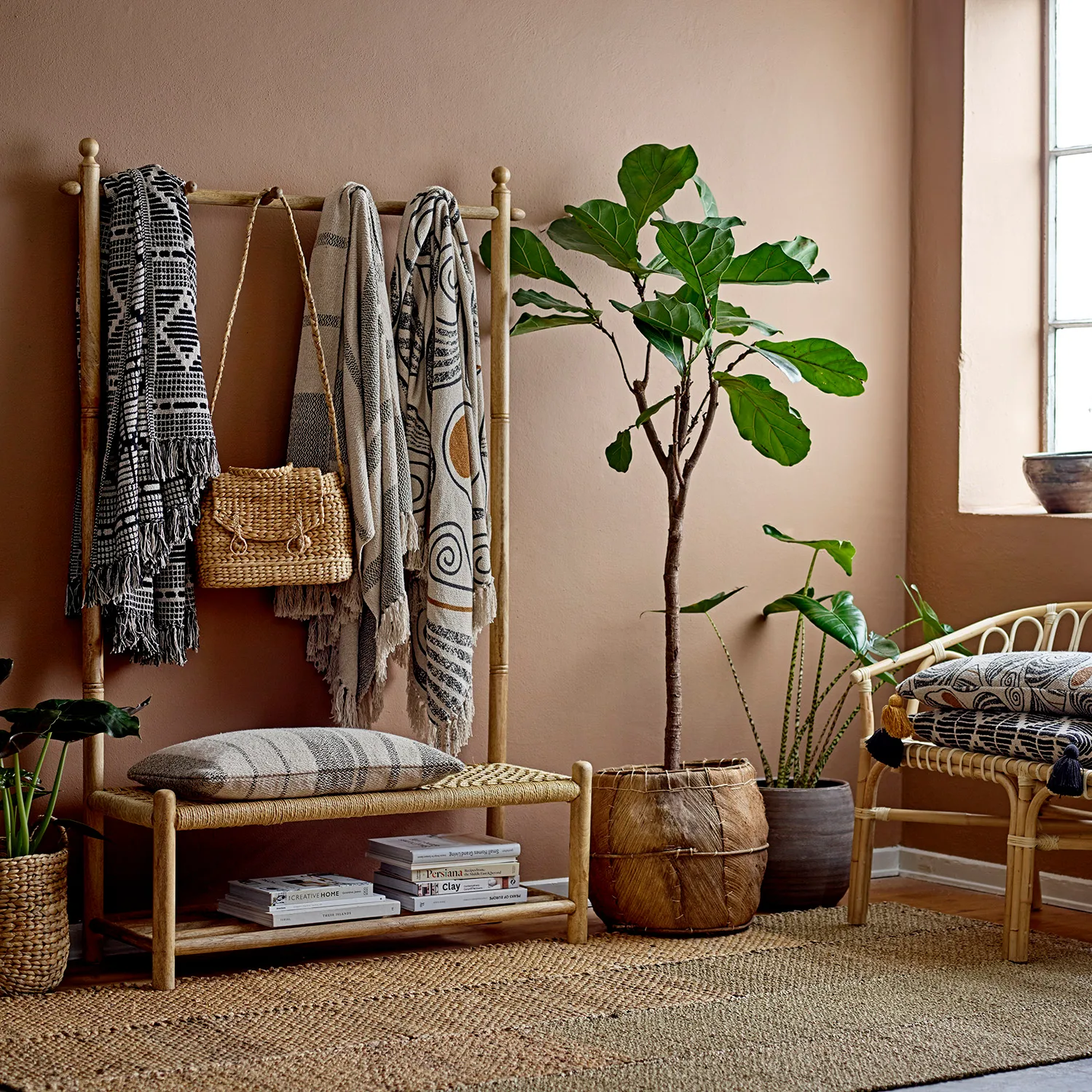 Bloomingville Wolldecke Recycelte Baumwolle 130 X 160cm 5 Bloomingville Wolldecke Recycelte Baumwolle 130 X 160cm – Bild 3