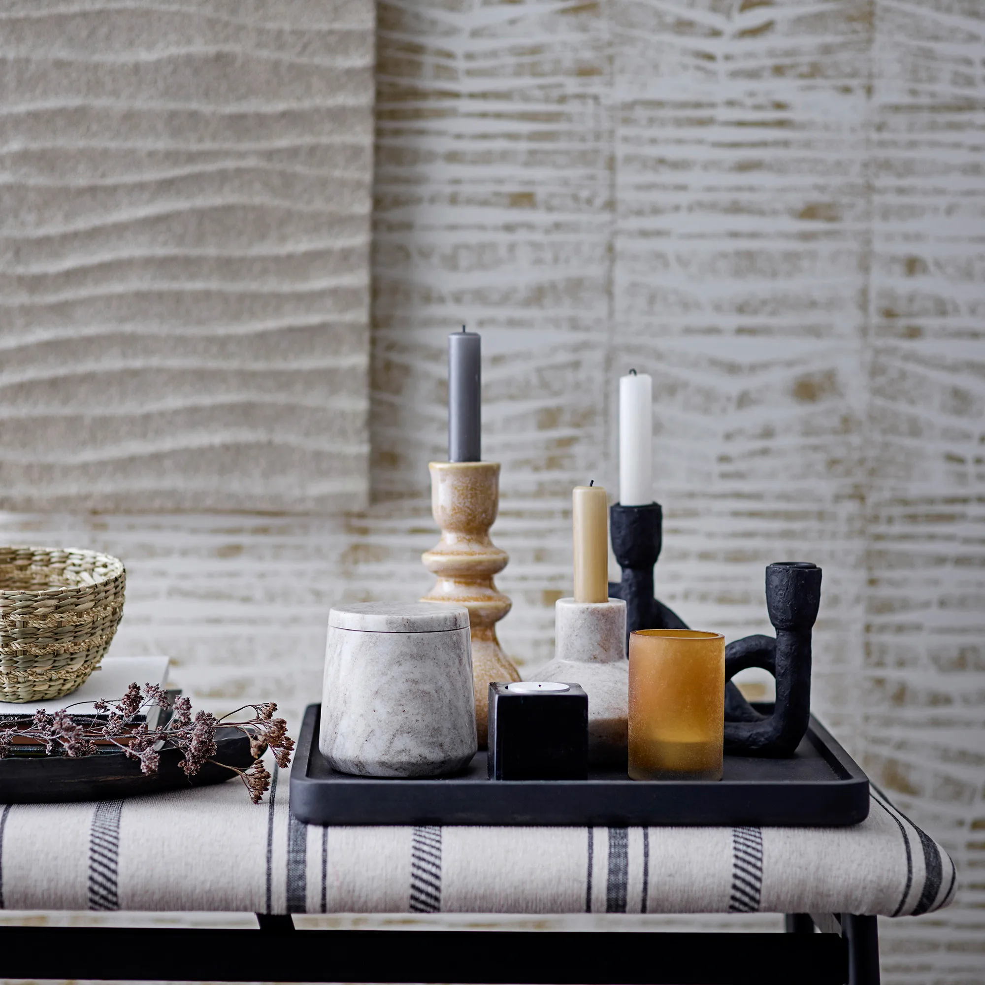 Bloomingville Mashel Kerzenhalter 16,5cm 4 Bloomingville Mashel Kerzenhalter 16,5cm – Bild 2