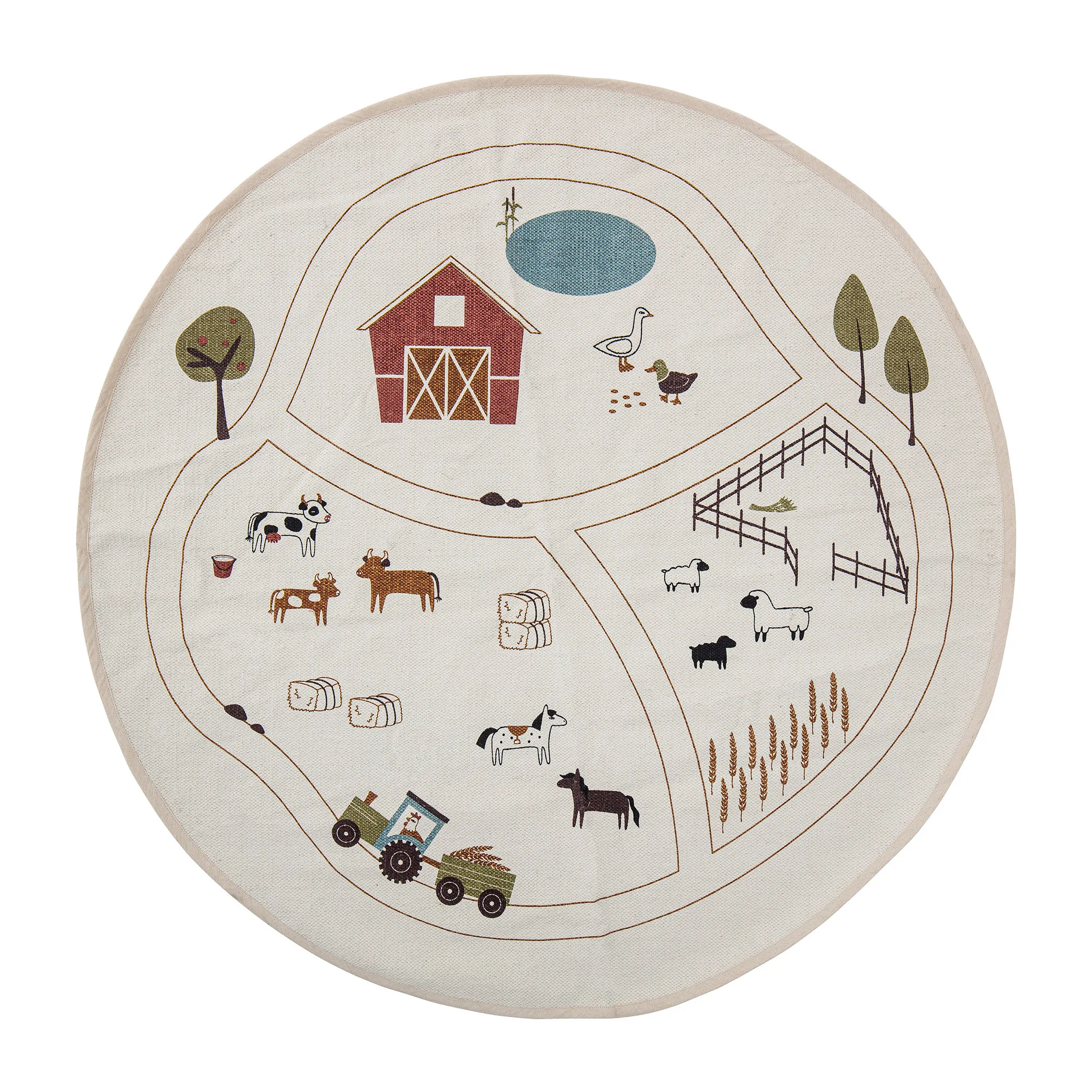 Bloomingville Thune Teppich Ø130cm 3 Bloomingville Thune Teppich Ø130cm