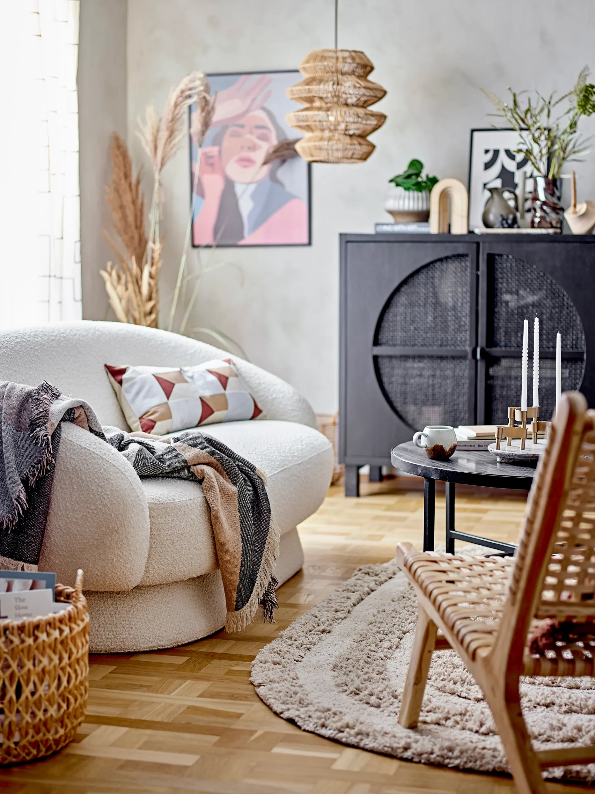 Bloomingville Kristel Verwahrungskorb 3 Teile 6 Bloomingville Kristel Verwahrungskorb 3 Teile – Bild 4