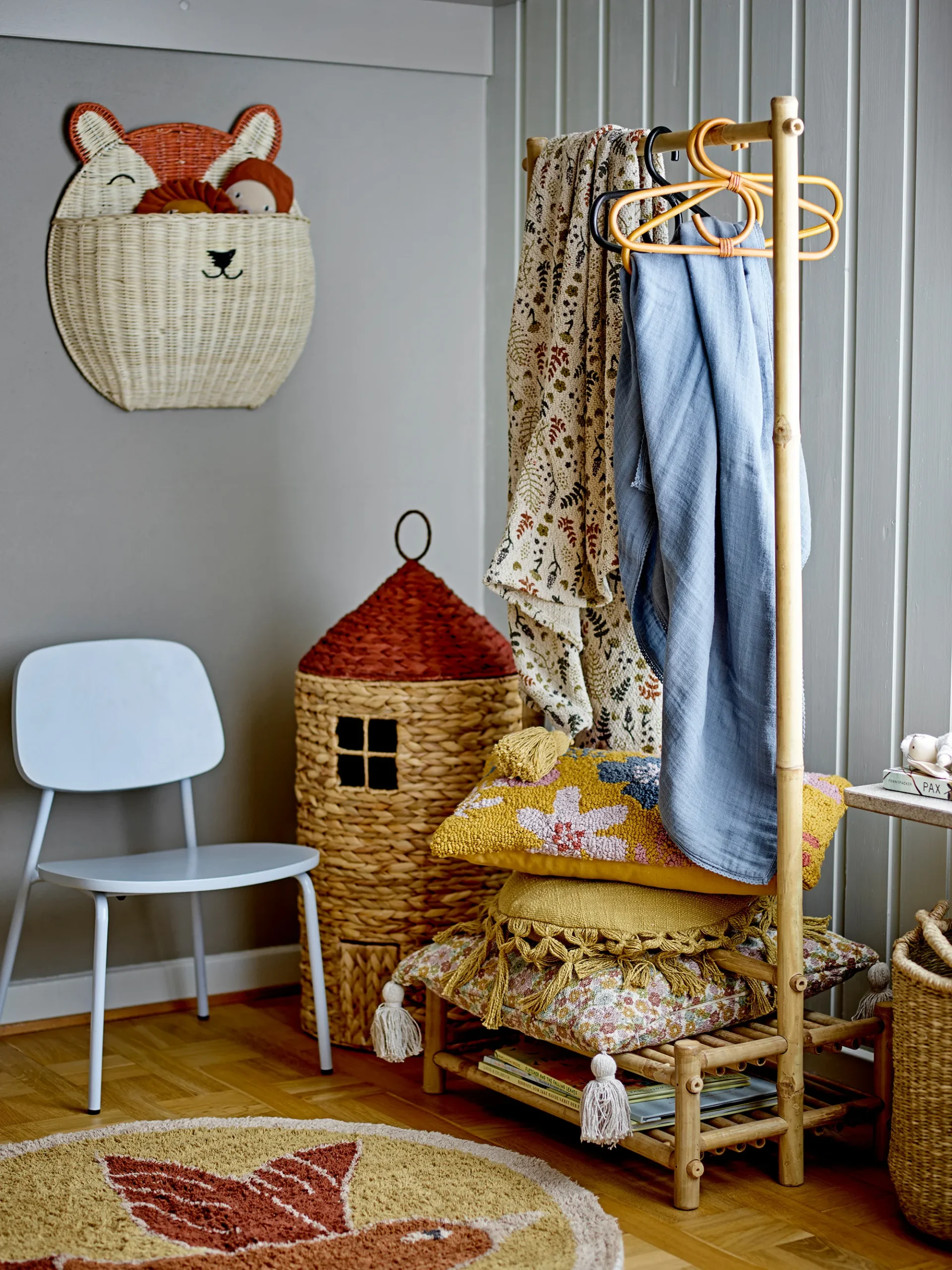 Bloomingville Gerti Wandkorb 44 X 47 X 13cm 5 Bloomingville Gerti Wandkorb 44 X 47 X 13cm – Bild 3